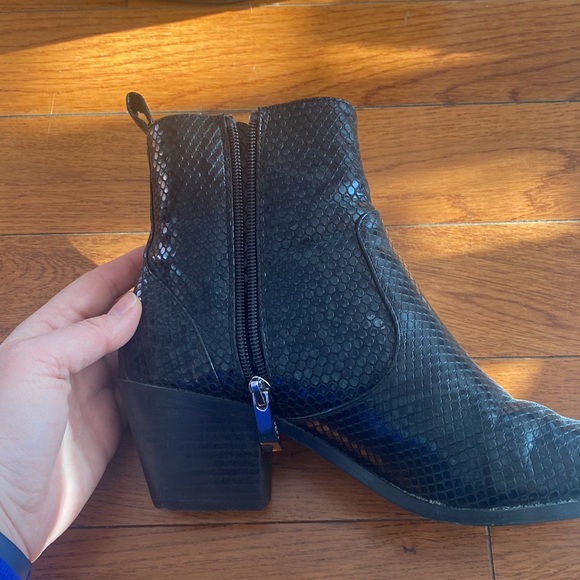 Zara Western snakeskin texture boots - Picture 5 of 6